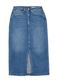 MIDI - Jupe en jean - medium indigo