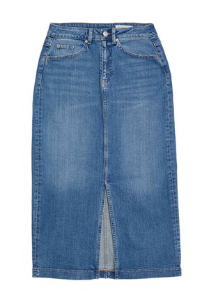 Marks & Spencer MIDI - Falda vaquera - medium indigo