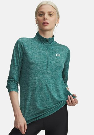 TECH 1/2 ZIP- TWIST - Longsleeve - rack green