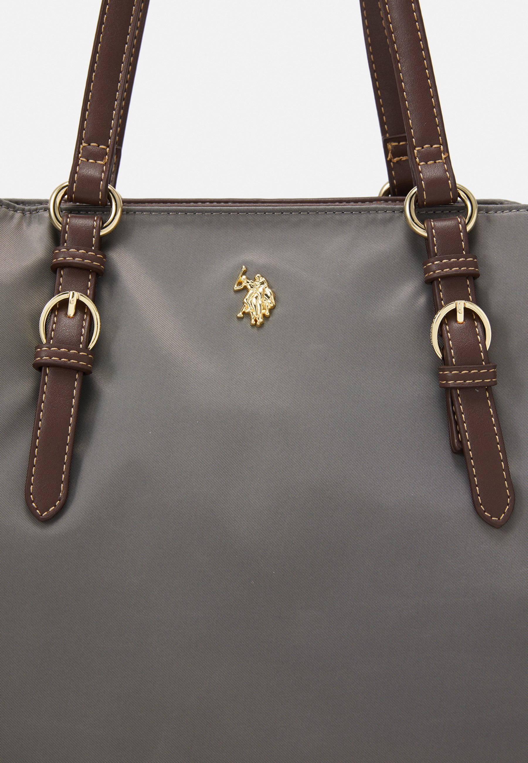 U.S. Polo Assn. HOUSTON HANDLE BAG Håndveske grey U.S. Polo Assn. HOUSTON HANDLE BAG Håndveske grey