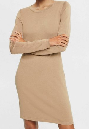 Shift dress - taupe