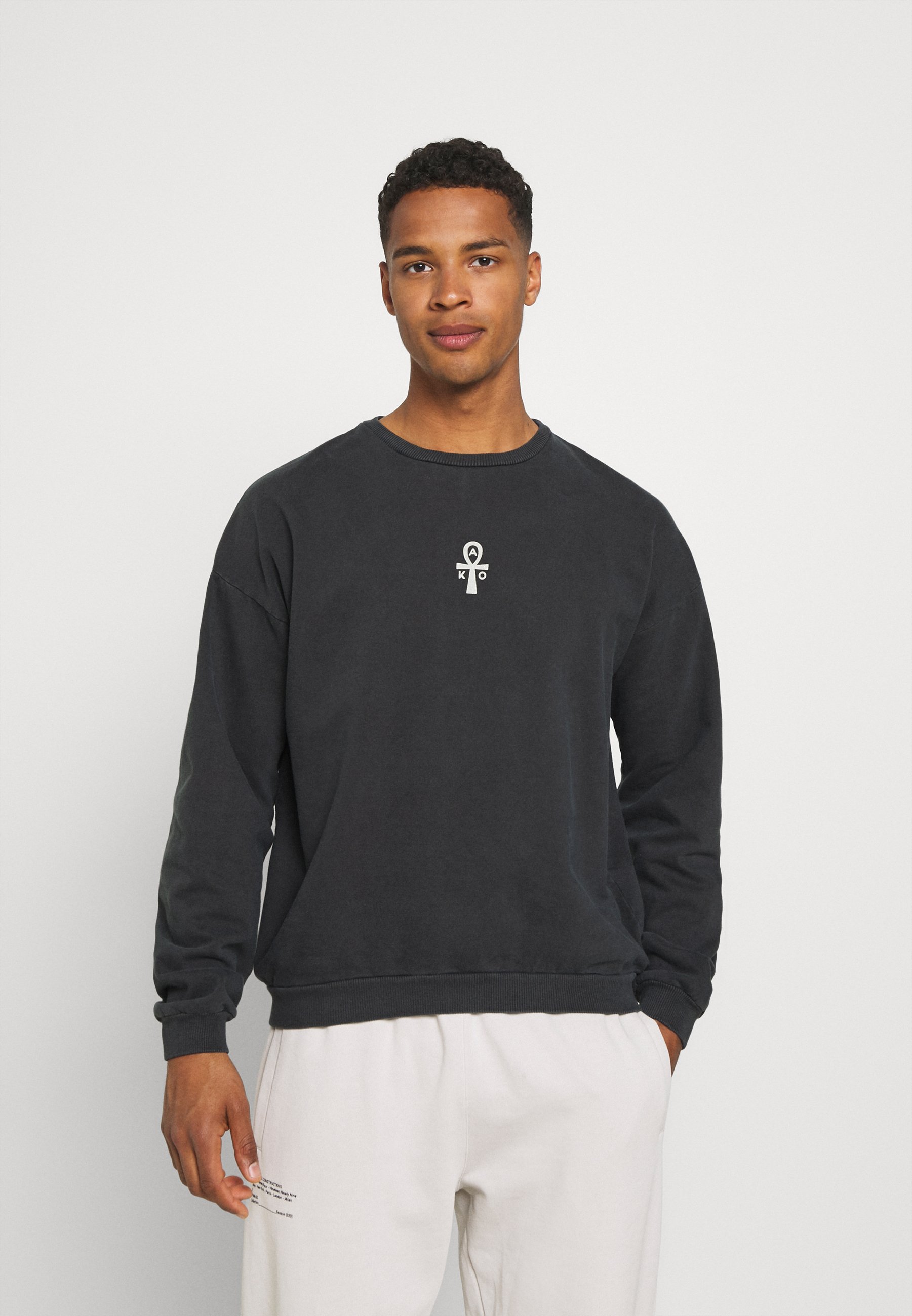 Kaotiko CREW PYRAMID - Sudadera - black wash/negro - Zalando.es