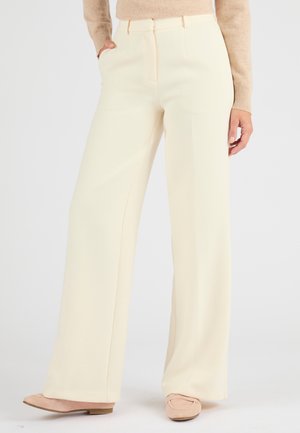 LARGE À PINCES  - Pantaloni - ecru