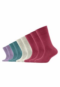 s.Oliver ONLINE ESSENTIAL 9 PACK - Calze - red bud
