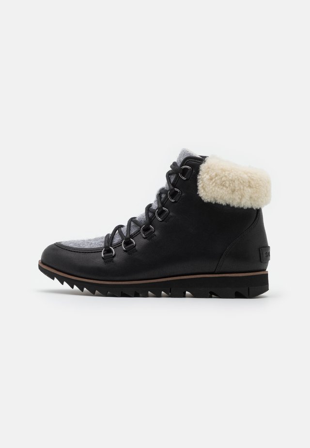 HARLOW LACE COZY - Ankelboots - black