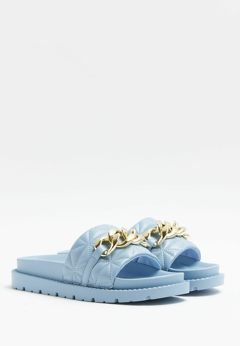Damen Zehentrenner | River Island Badesandale blue/blau - IU10709 Damen Zehentrenner | River Island Badesandale blue/blau - IU10709