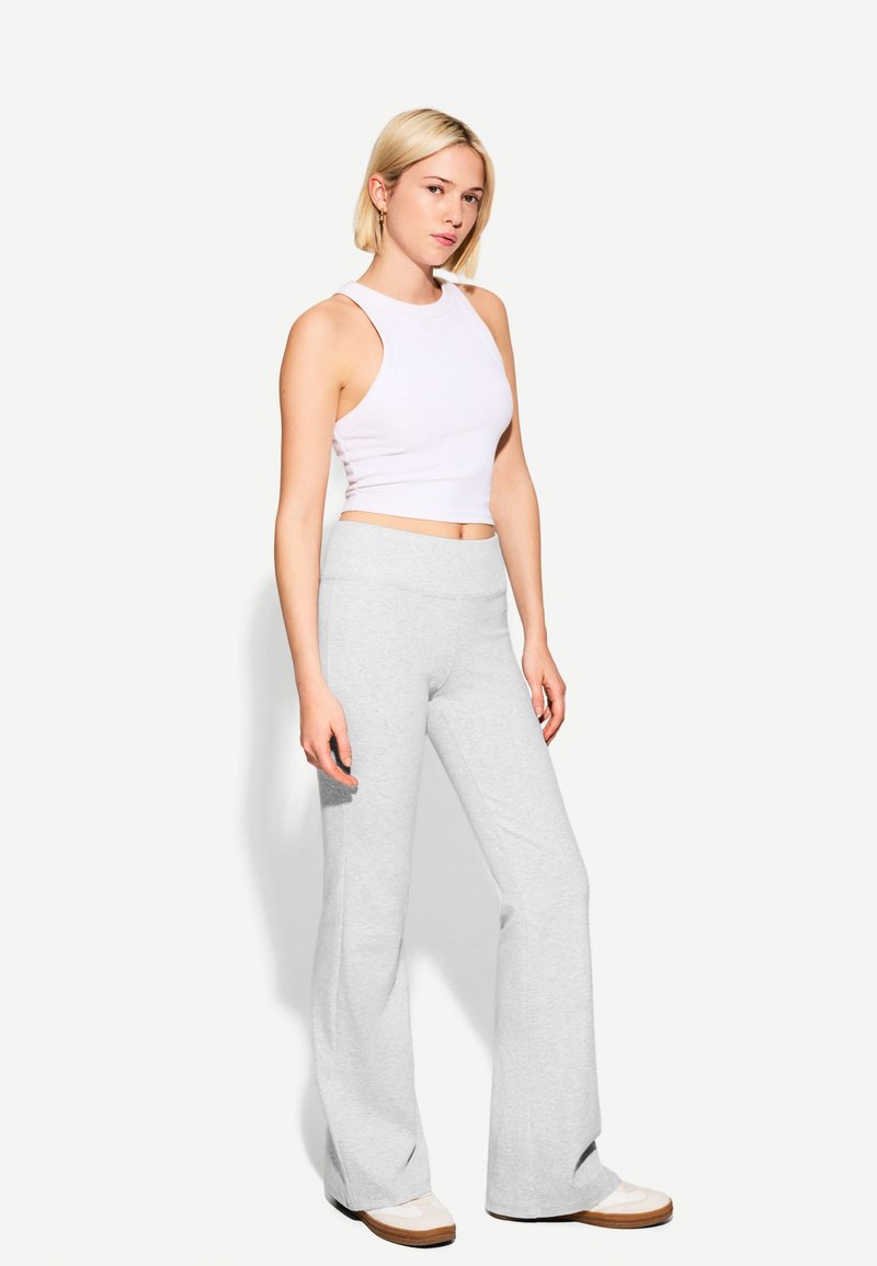 Bershka - Kalhoty - mottled grey, Zvětšit