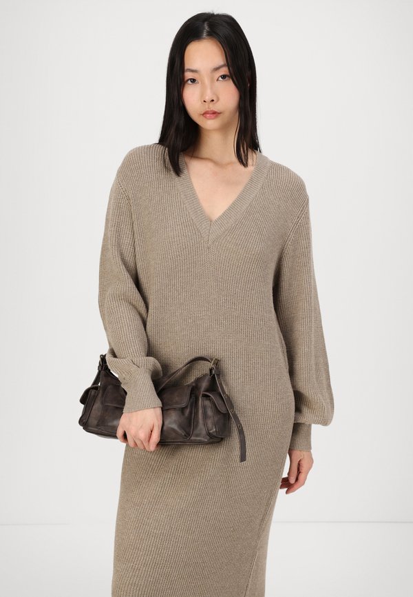 OBJMALENA L/S NOOS - Jumper dress - fossil2