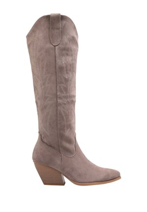 SANTIAGS - Bottes de cowboy / motard - taupe