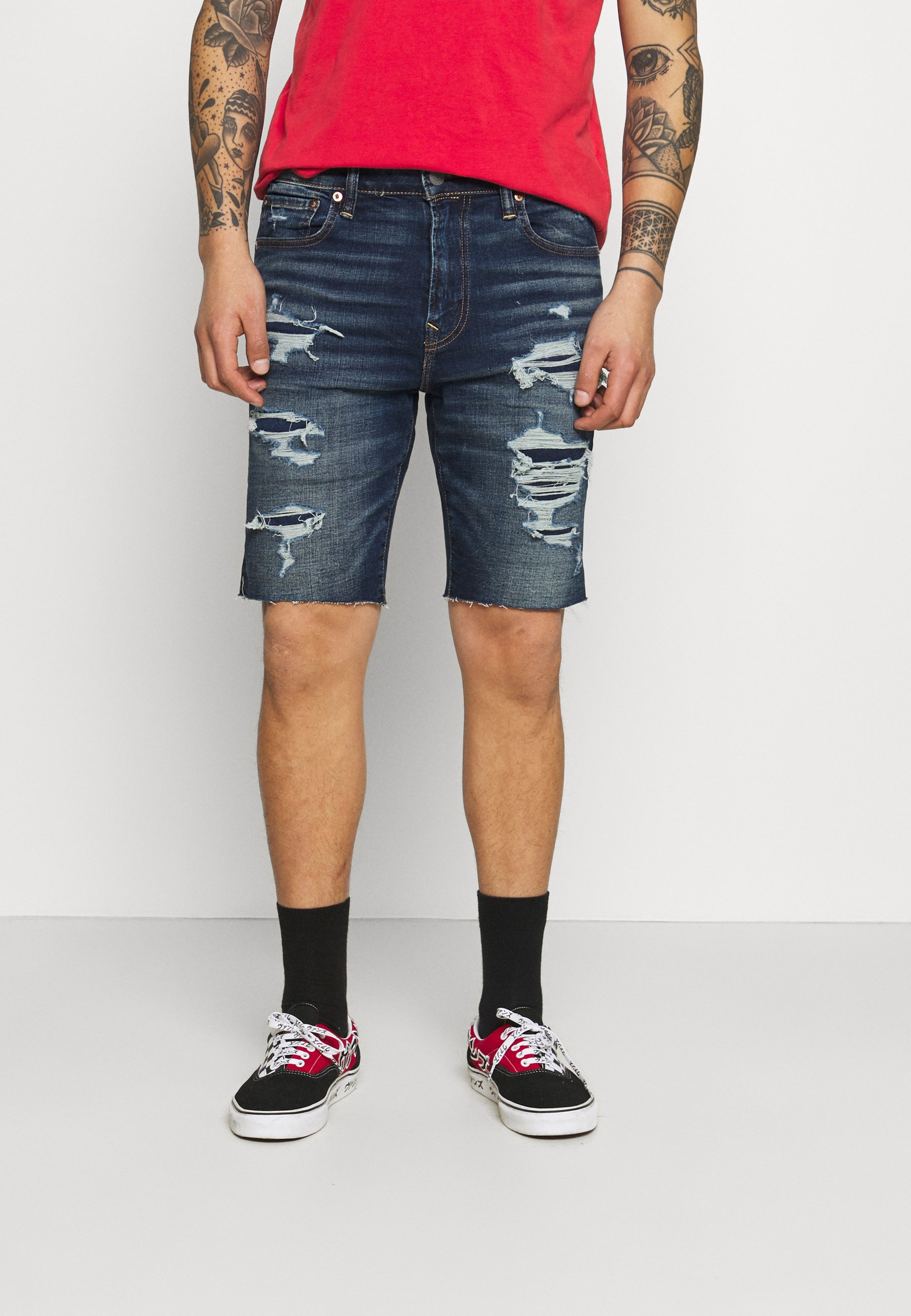 American Eagle CUT OFF - Denim shorts 