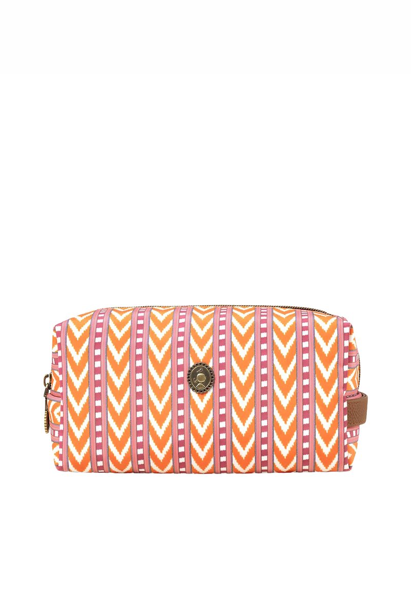 Pip Studio COCO MEDIUM SAMBA STRIPE - Wash bag - orange