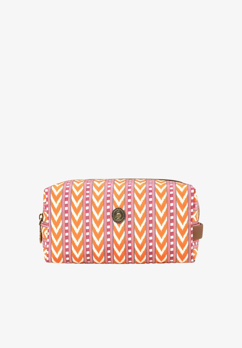 Pip Studio COCO MEDIUM SAMBA STRIPE - Wash bag - orange