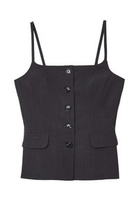 GILET CON - Top - antracite melange