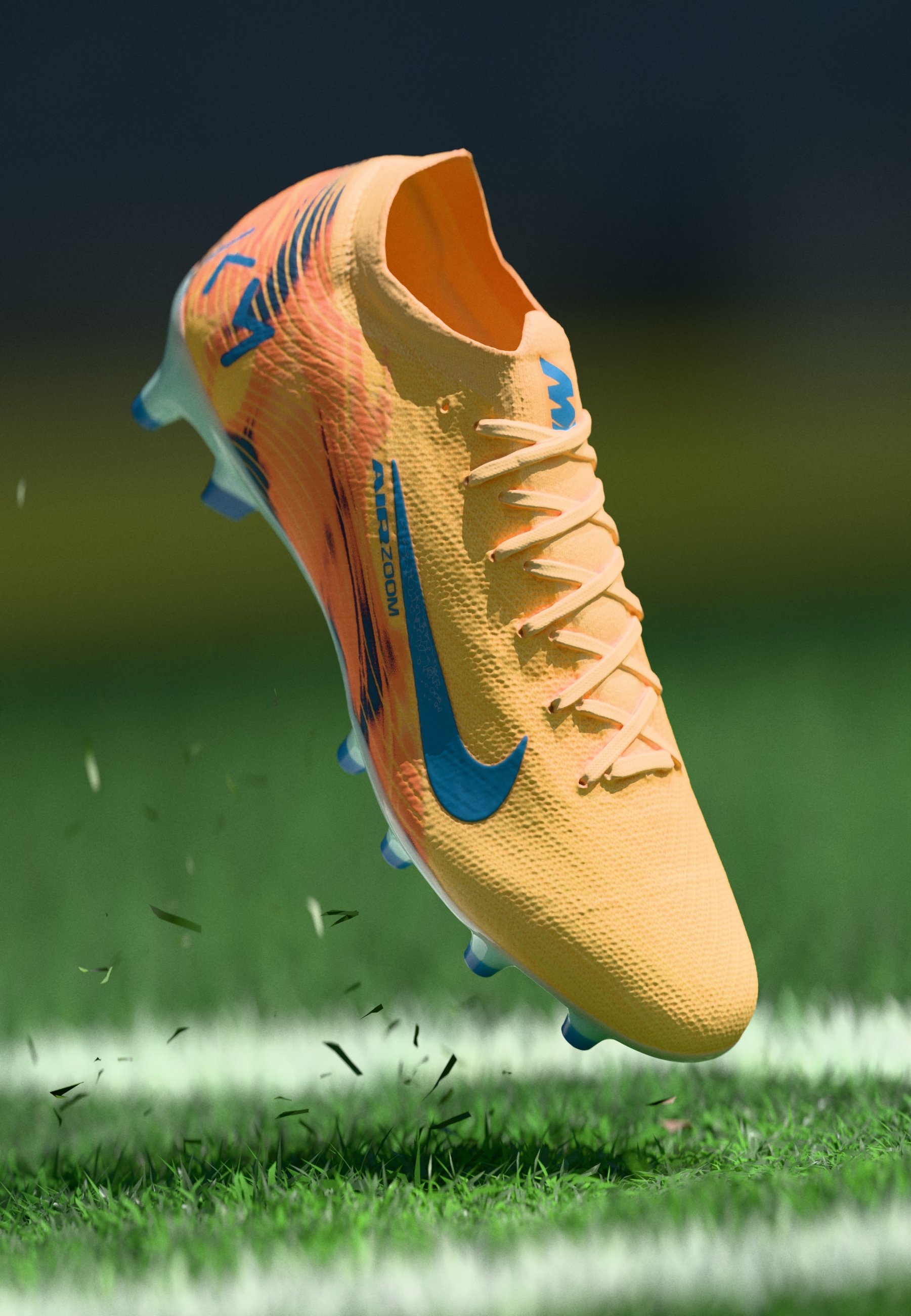nike mercurial orange yellow