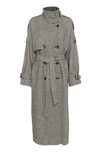 AVIC LONG COAT - Trenssi - black/white