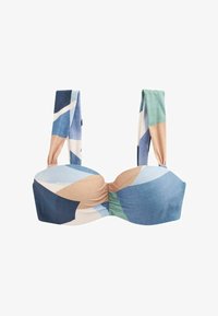 Non selezionato, blue abstract print