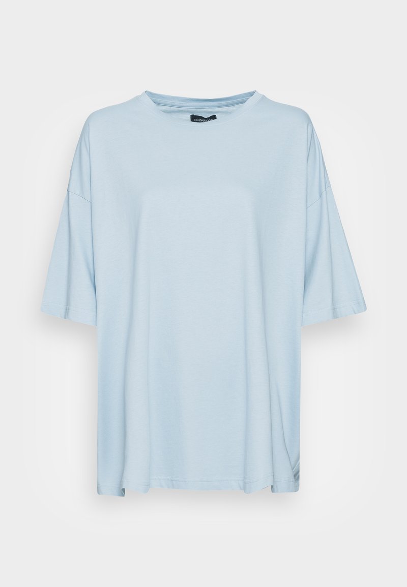 Damen T-Shirts | Even&Odd T-Shirt basic light blue/hellblau - IW40113 Damen T-Shirts | Even&Odd T-Shirt basic light blue/hellblau - IW40113