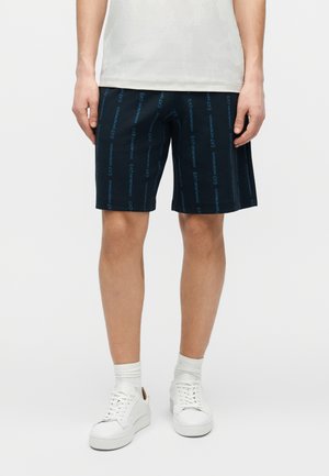 TRAIN GRAPHIC MONOGRAM - Treningo apatinė dalis - dark blue/light blue fancy