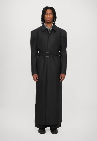 Han Kjøbenhavn LONG COAT - Šineļveida mētelis - anthracite black