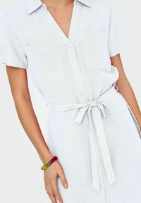 JDY MIDI - Vestido camisero - bright white