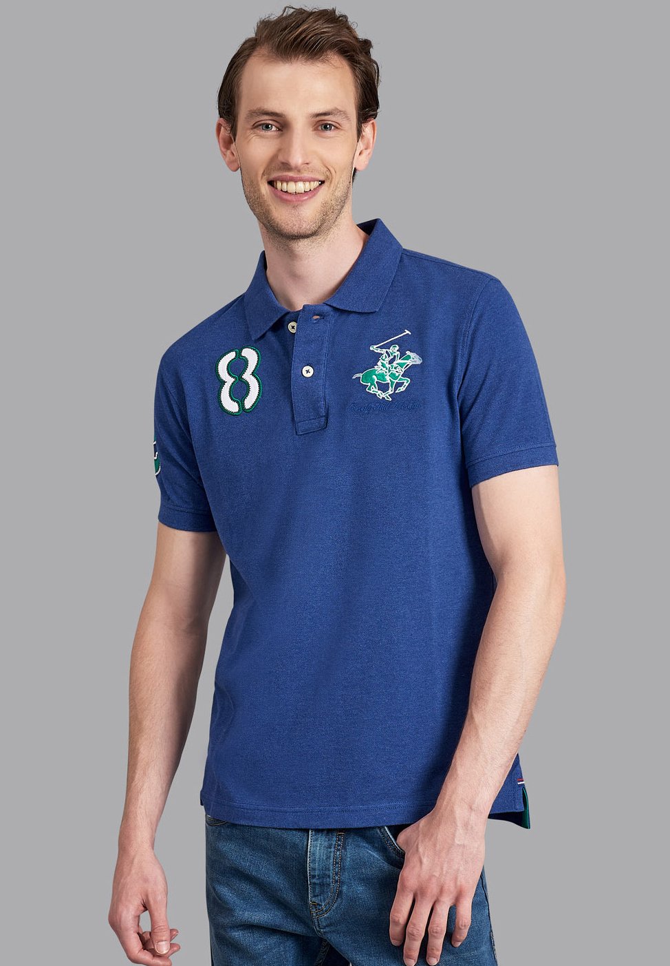 denim polo club t shirt