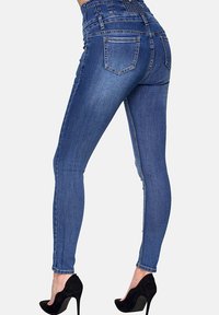 Elara HIGHWAIST - Vaqueros pitillo - blau