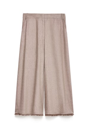 ADOLFO DOMINGUEZ CROPPED  - Trousers - sand melange