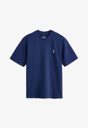 Next, REGULAR FIT - PLAIN EMBROIDERED T-SHIRT . - T-shirts basic - navy licence bugs bunny