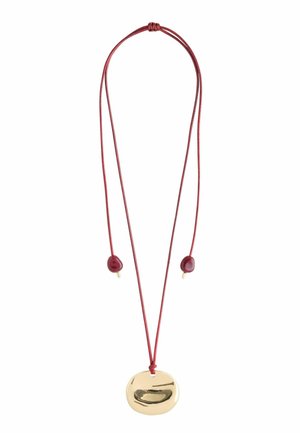 Next, CORD PENDANT NECKLACE - Necklace - burgundy red