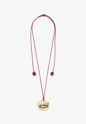 Next, CORD PENDANT NECKLACE - Necklace - burgundy red