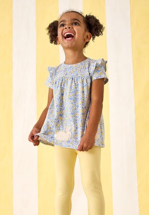 JoJo Maman Bébé, REGULAR FIT - BUNNY APPLIQUÉ FRILL  - Leggings - mid yellow