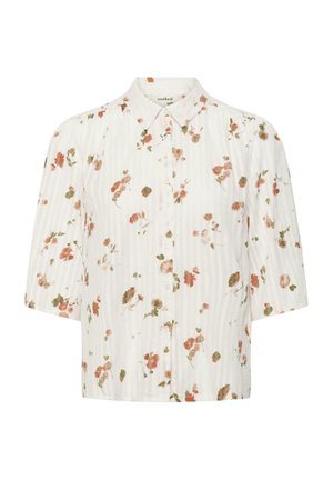 Soaked in Luxury, SLBIANCA PRINTED SHORT SLEEVE - Blusa - white floating flower