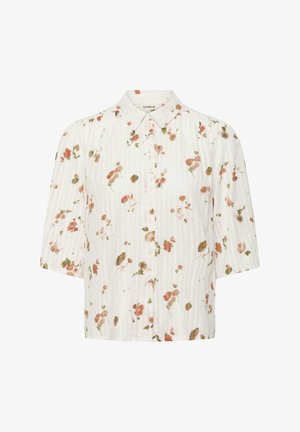 Soaked in Luxury, SLBIANCA PRINTED SHORT SLEEVE - Blusa - white floating flower