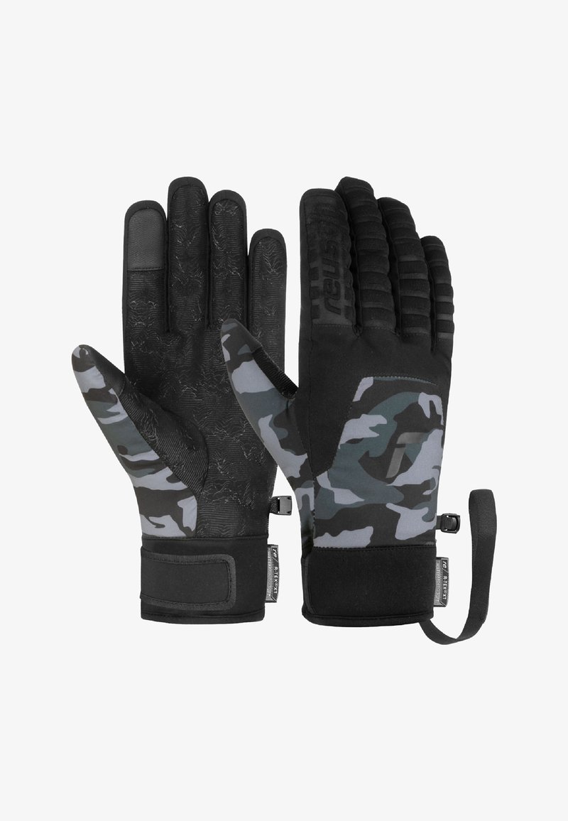 Reusch RAPTOR - Fingerhandschuh - dark camo black
