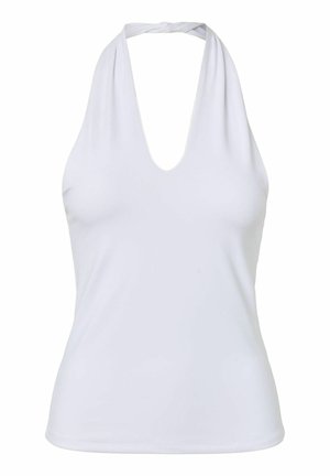 Pieces, NECKHOLDER-TOP PCLULA - Débardeur - bright white