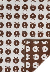 Småfolk 2ER-PACK 70 140 MIT ÄPFELN - Badehåndklæde - brown