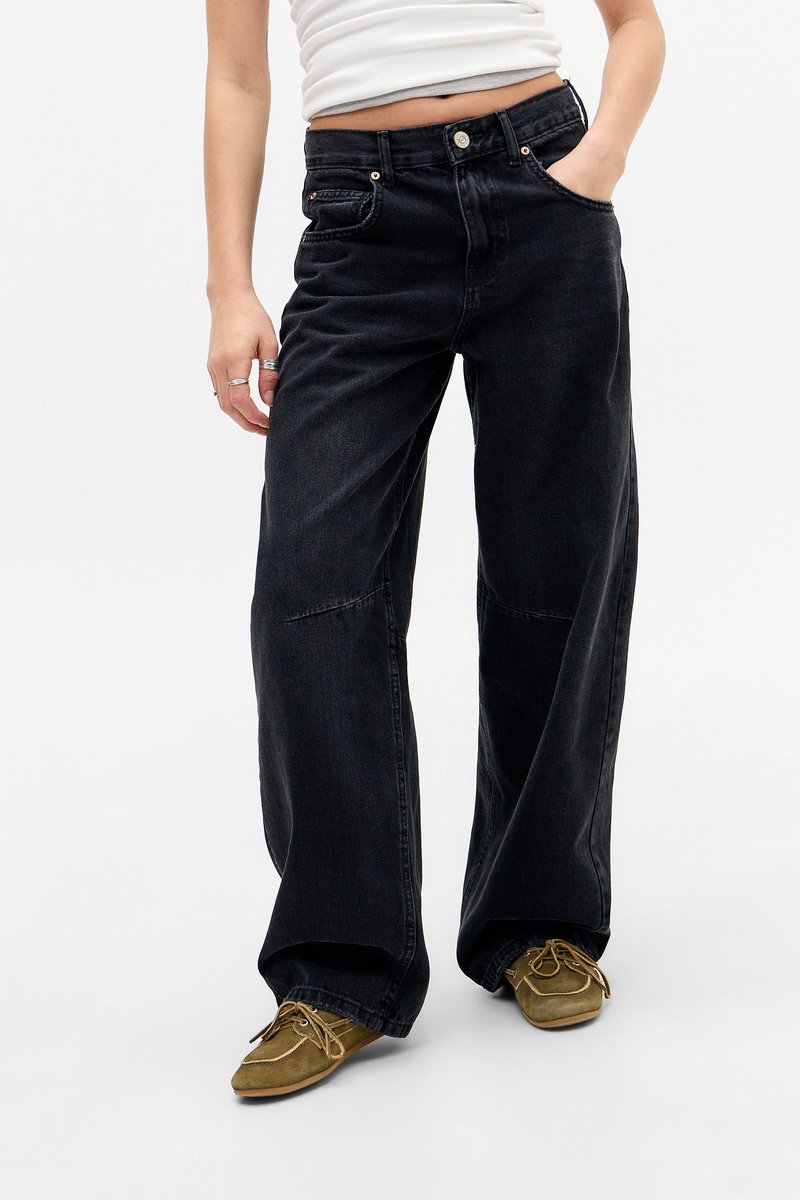 BDG Urban Outfitters LOGAN - Széles szárú - black