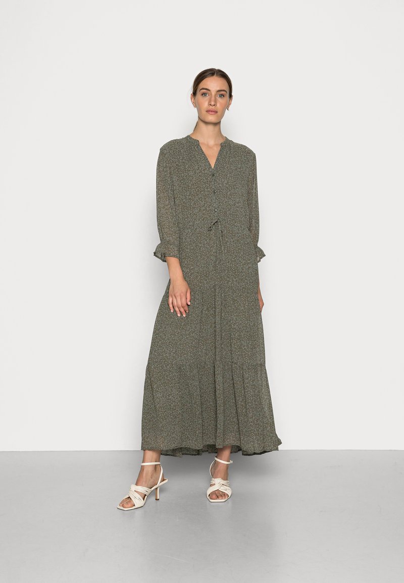 Selected Femme SLFGAIA DAMINA ANKLE DRESS Maxikleid kalamata/oliv