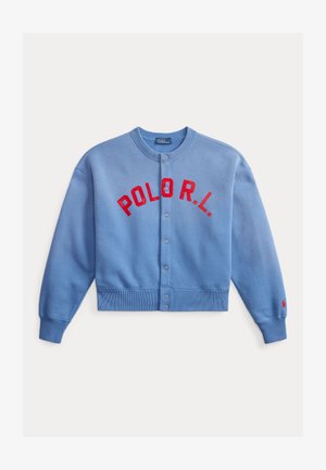 Polo Ralph Lauren, LOGO SNAPPED CARDIGAN - Cardigan - nimes blue