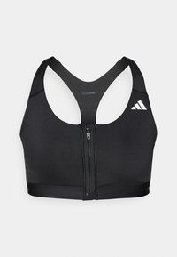 ZIP - Sportovní podprsenky se střední oporou - black