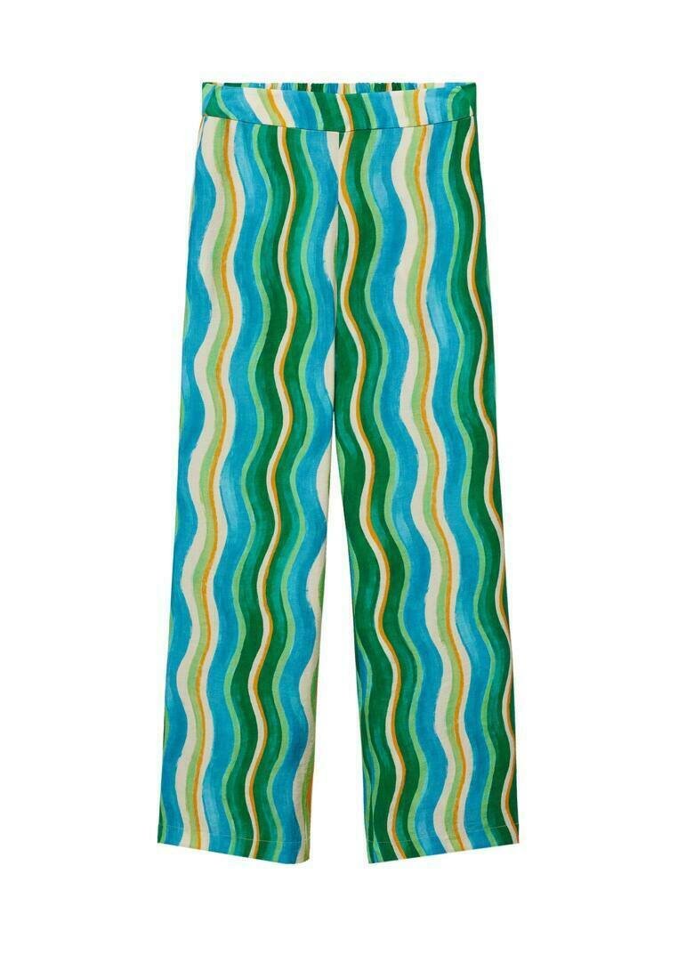 Mango Broek groen Mango Broek groen
