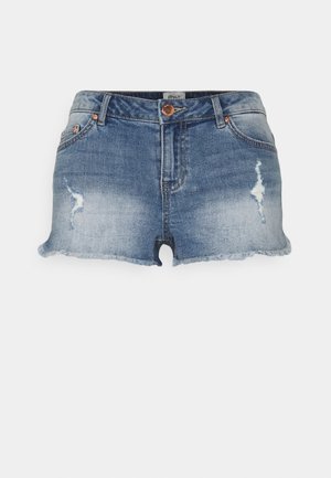 ONLCARMEN LIFE - Shorts di jeans - medium blue denim