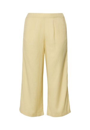 QS HOSE - Stoffhose - hellgelb