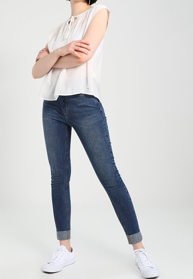 Chemisier Banana Republic - Taille S - Floral Bleu Blanc - Sans Manches - Neuf Avec étiquettes