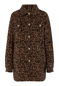 PCSAGA SHIRT SHACKET - Κοντό παλτό - black