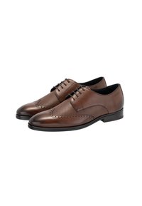 JOOP! PIATTO CLYDE BROGUE LACE UP YB4 - Instappers - darkbrown