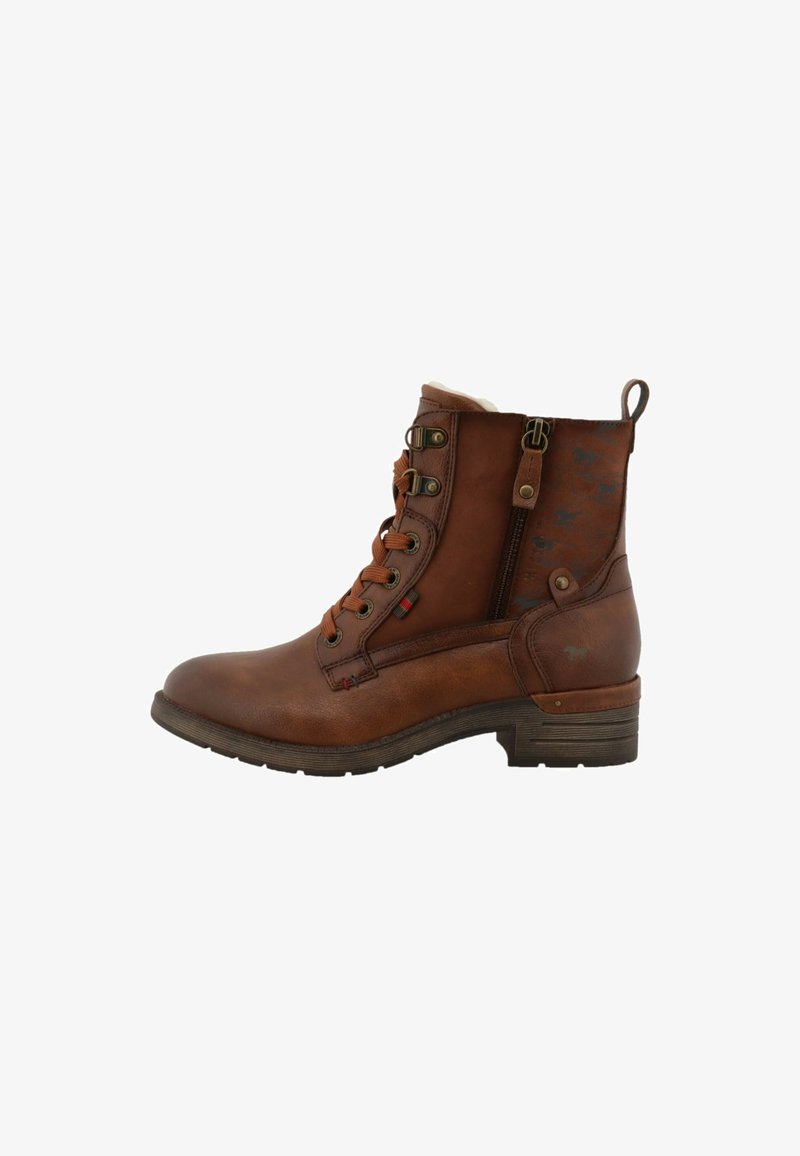 Mustang Bottines à plateau - brown