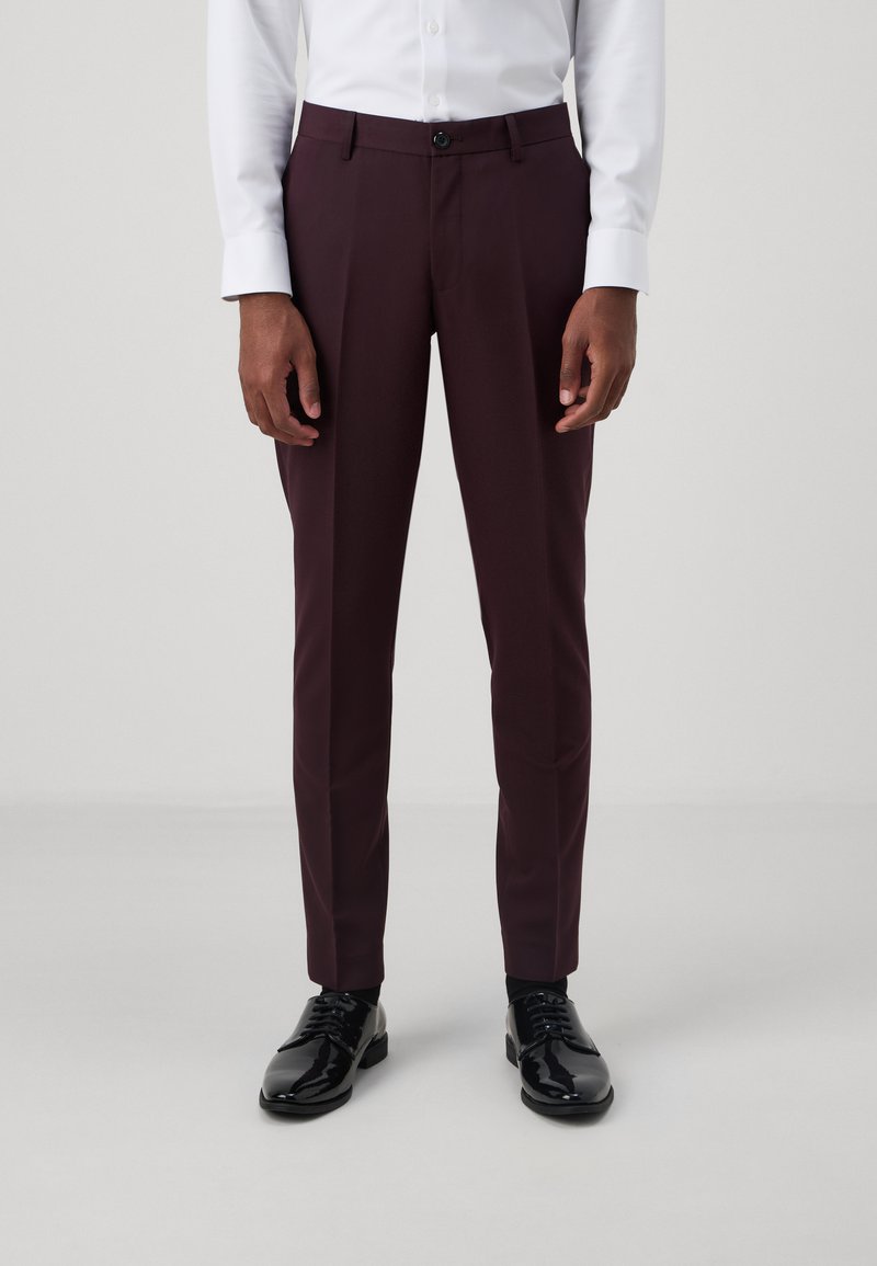 princess polly baby blue dress Burgundy Slim Fit Dress Pants main image 0