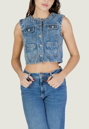 261-VCHARMY - Veste sans manches - light-blue-denim