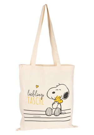 Snoopy THE PEANUTS STOFFBEUTEL SNOOPY - Tote bag - beige